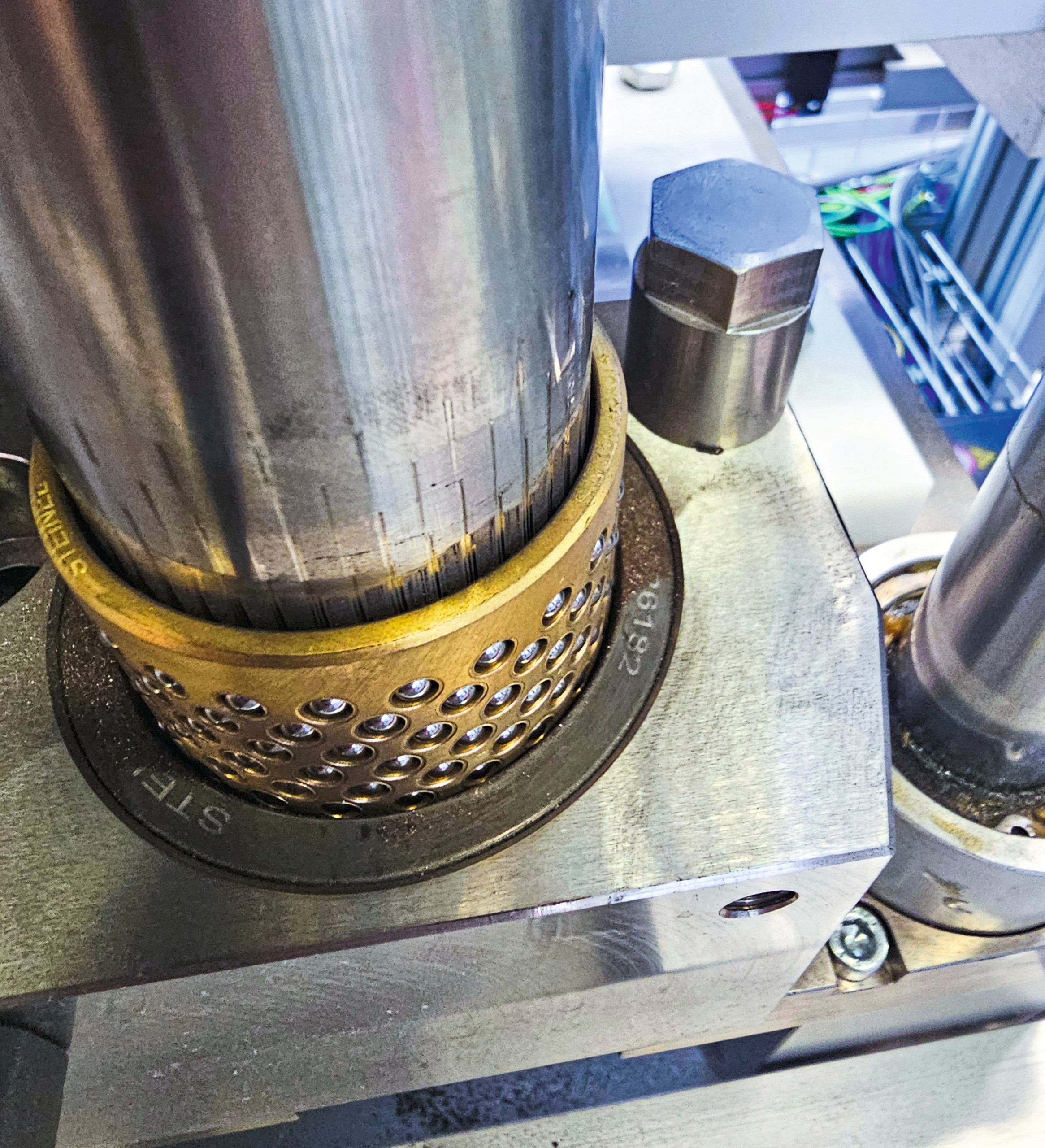 Rillen an der Stanzführung