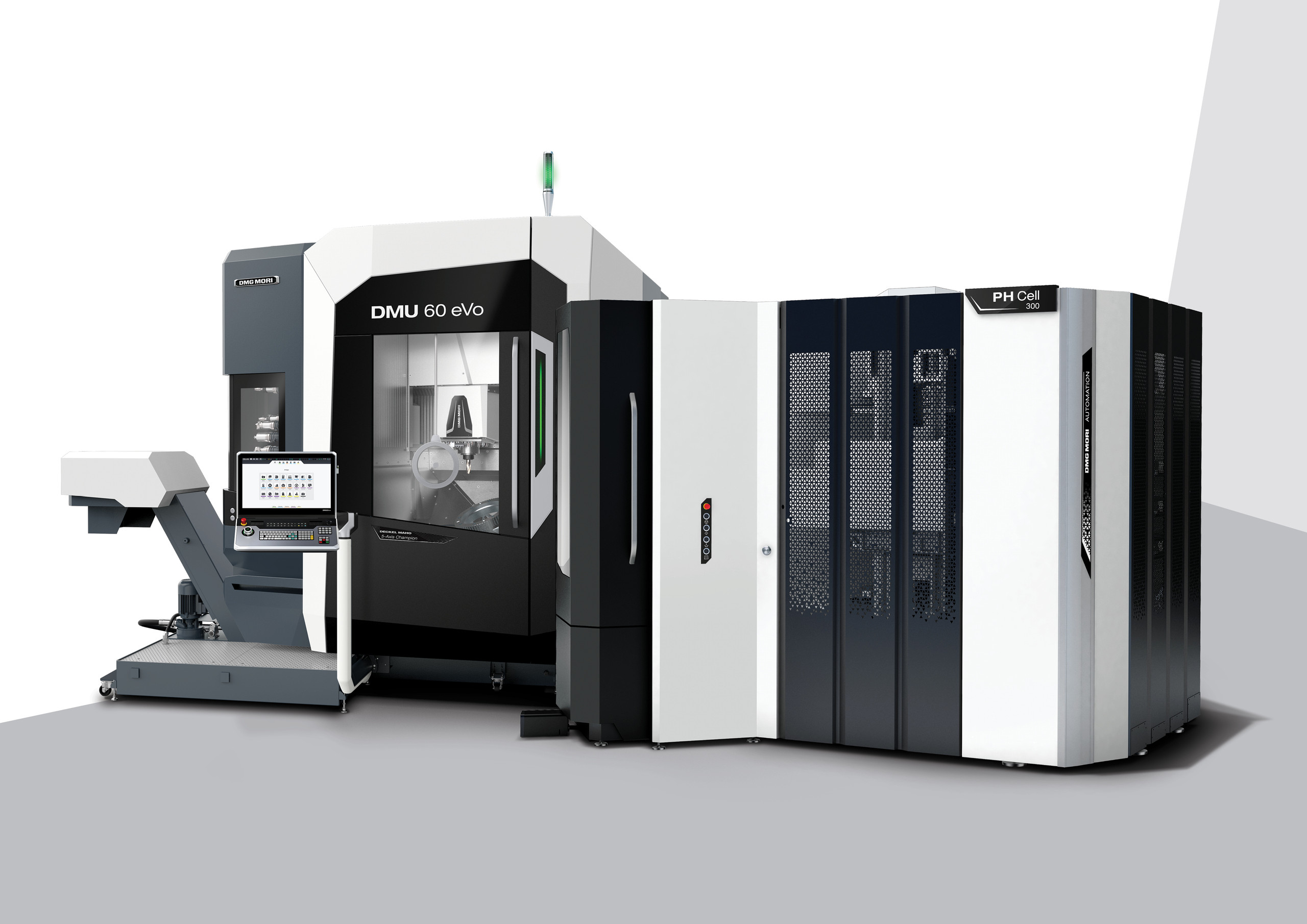 Auf dem Bild ist die Die DMU 60 eVo 2. Generation mit PH Cell 300 zu sehen.