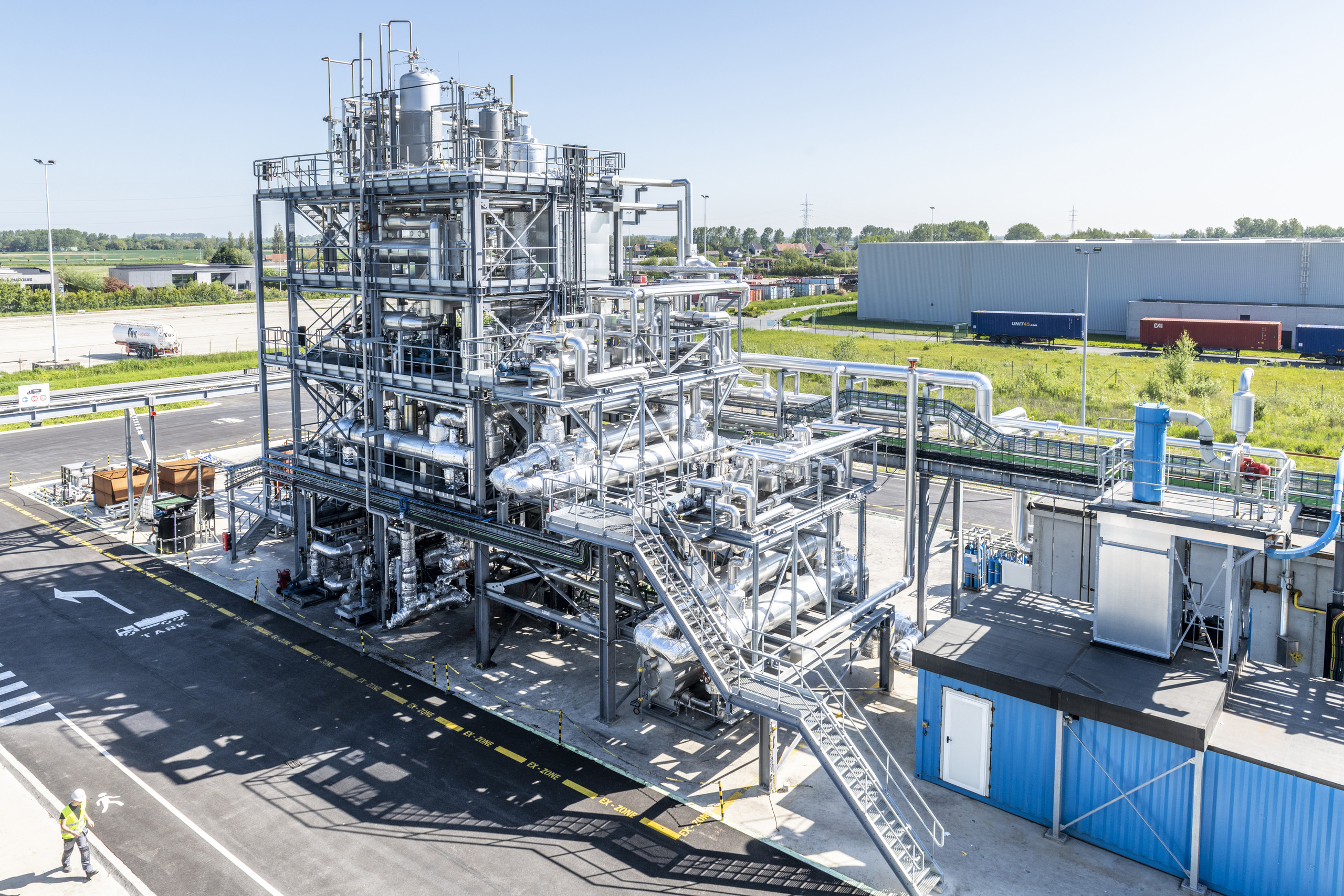 Pyrolyse-Anlage von BlueAlp
