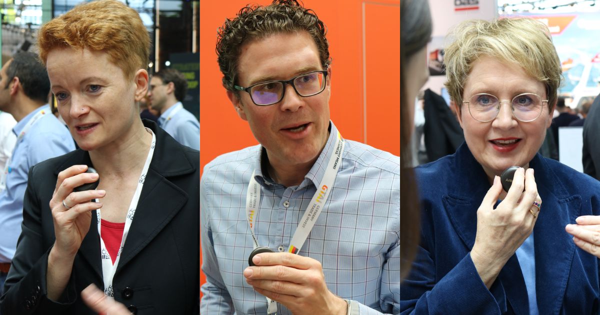 Von links: Dr. Christine Bunte, Daniel Odenthal, Gebriele Hässig