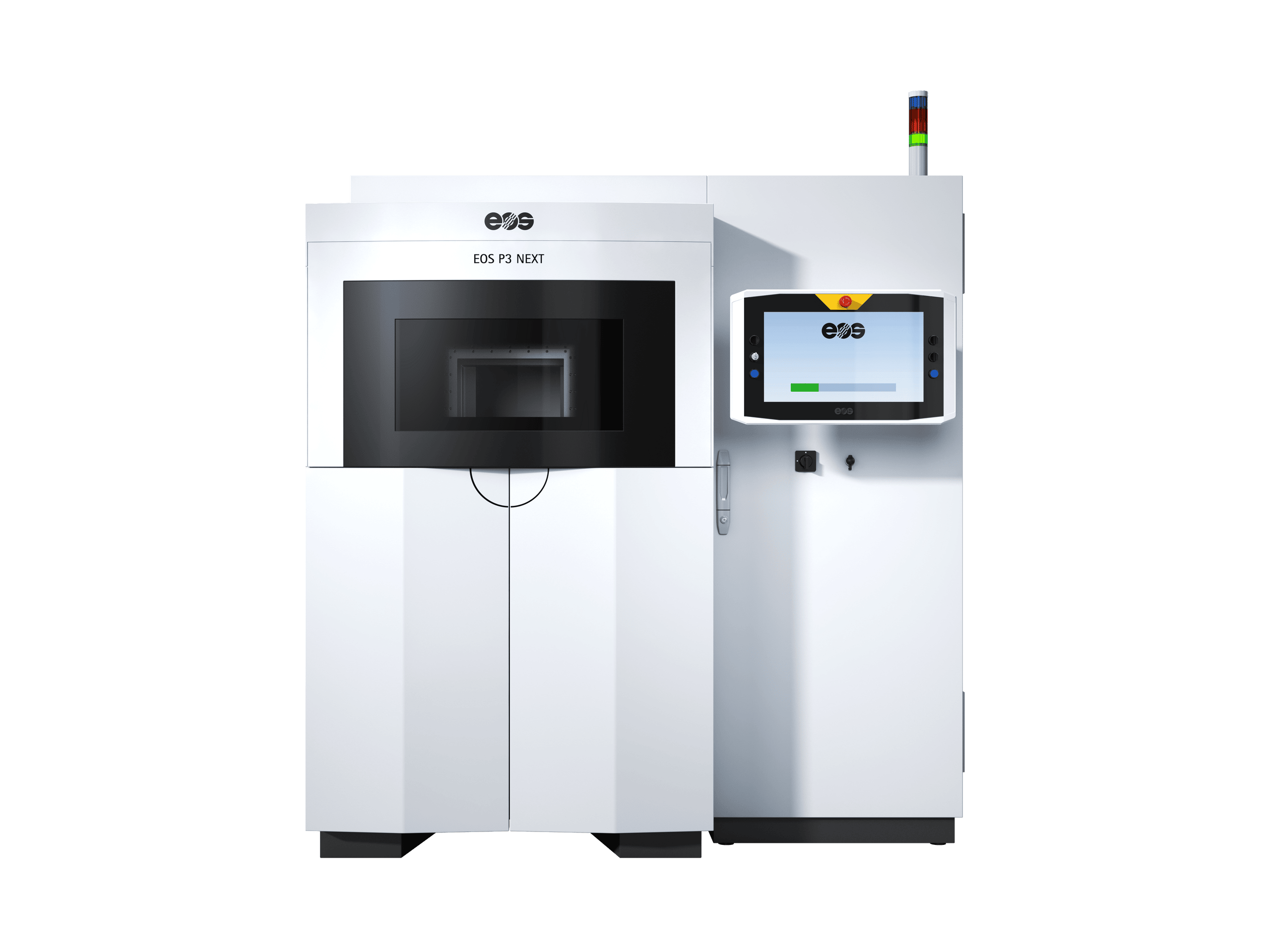 <p>Man sieht den EOS P3 NEXT, einen leistungsstarken SLS-3D-Drucker.<p>