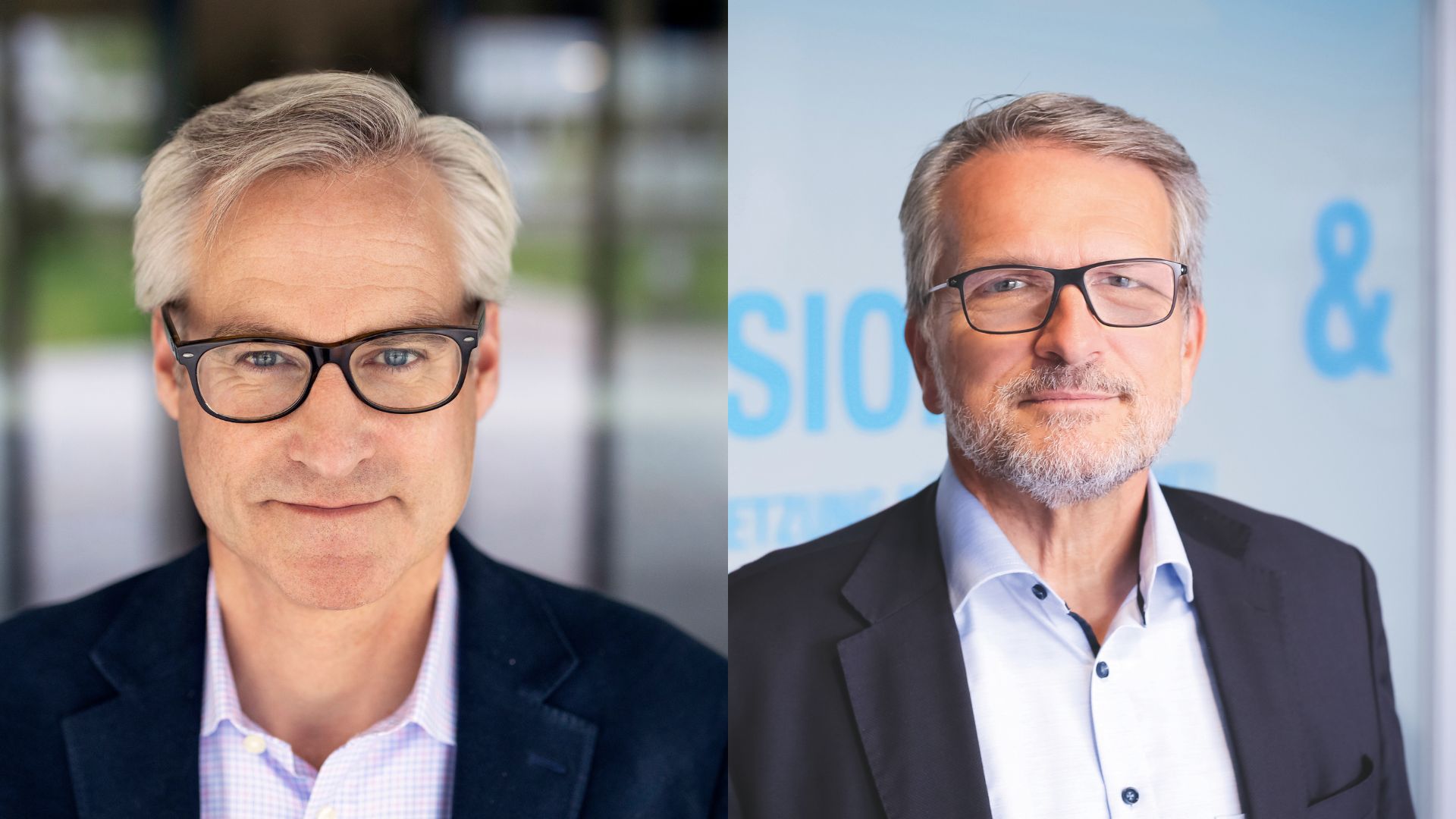 von links: Dr. Axel von Wiedersperg (CEO Brückner Group) und Thomas Wildt (CEO Hennecke Group)