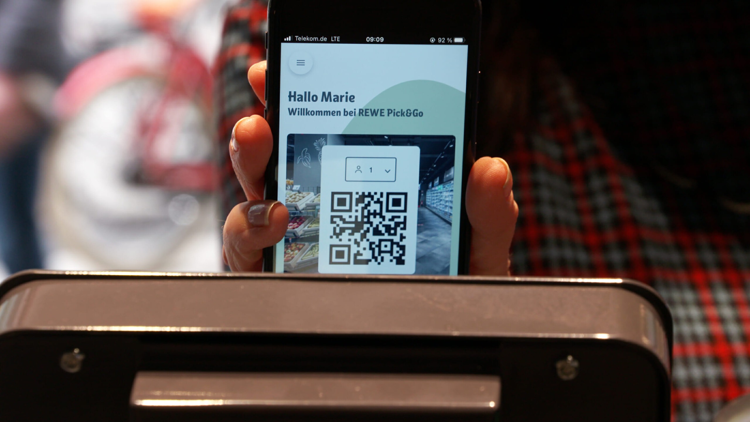 Hybrides Einkaufen Rewe