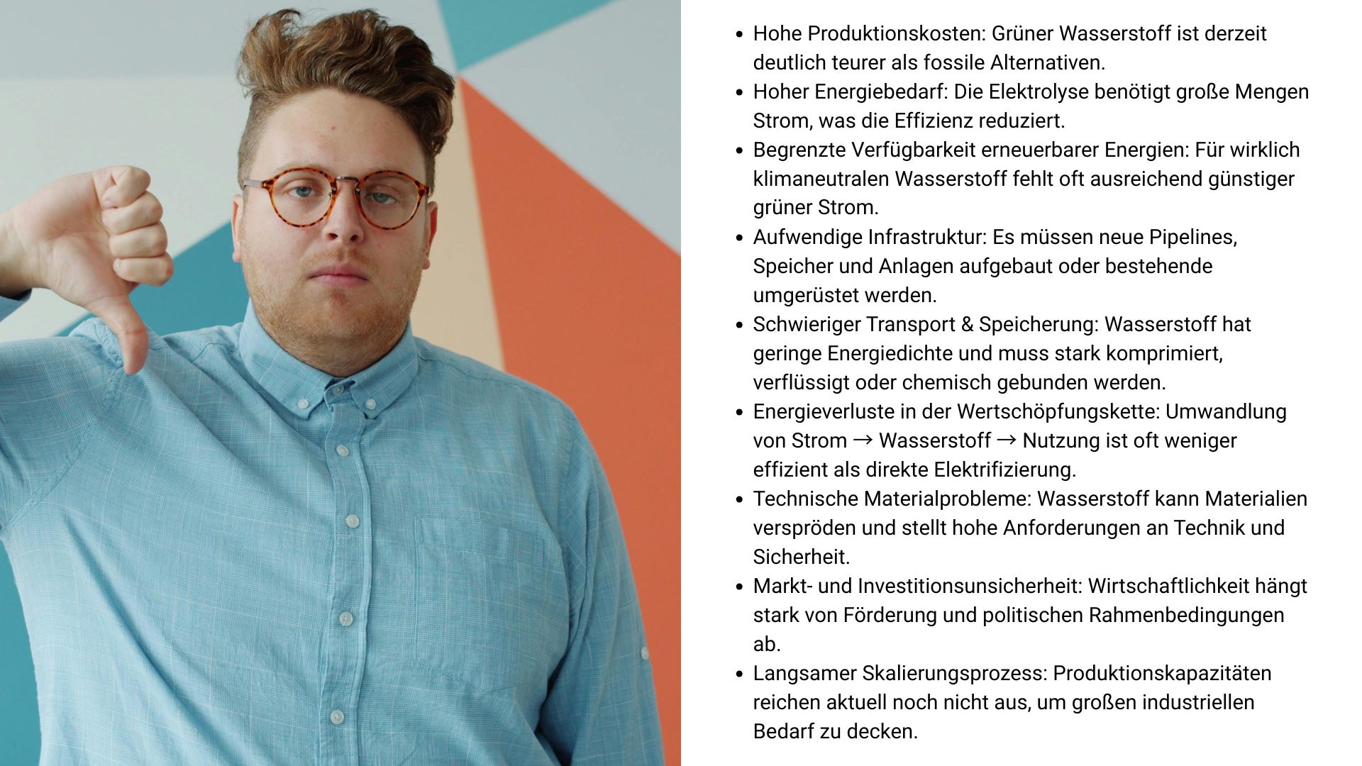 Herausforderungen Wasserstoffwirtschaft