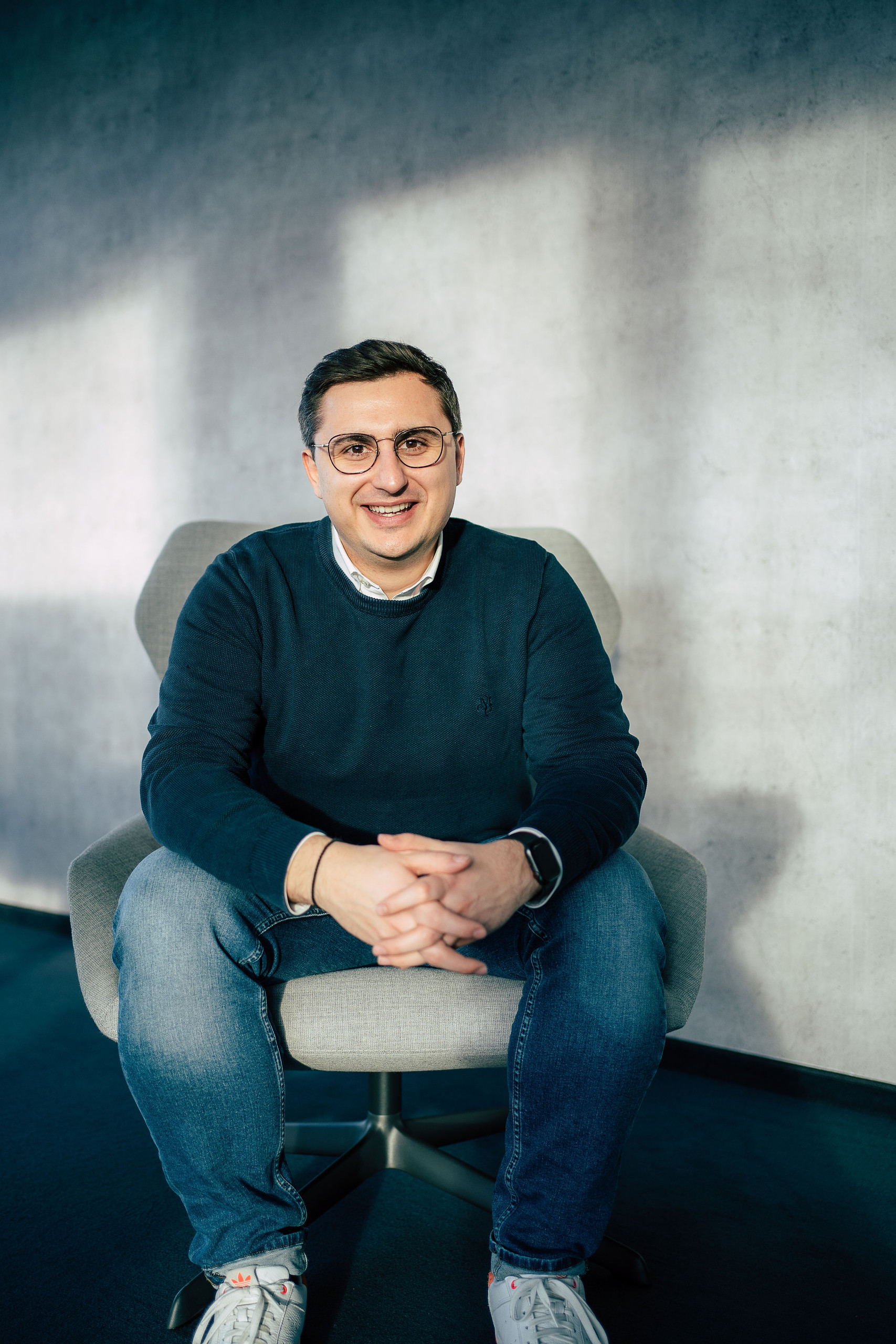 <p>Man sieht: Mladen Milicevic, CEO von Unchained Robotics.<p>