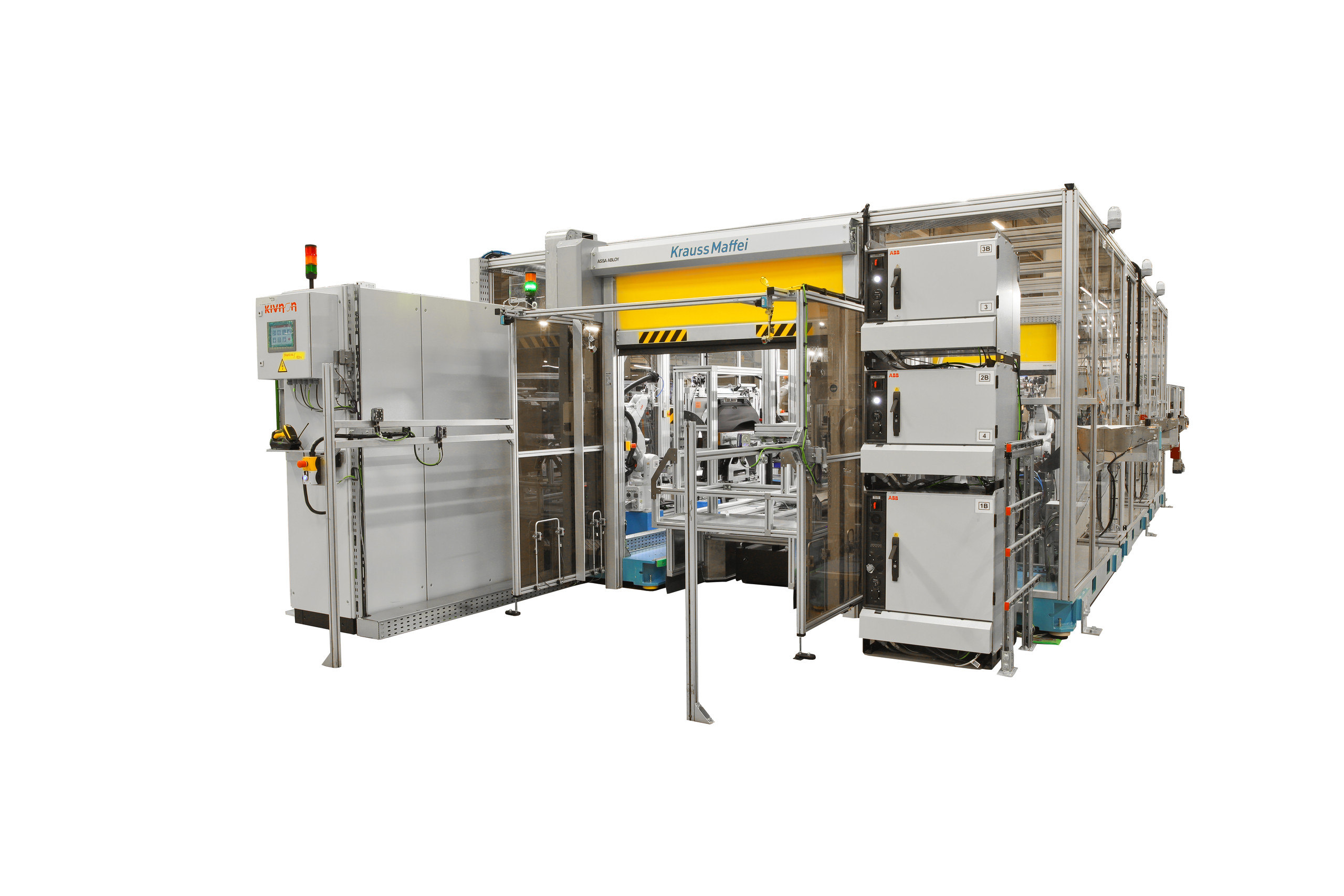 Blick von außen auf die komplexe Anlage