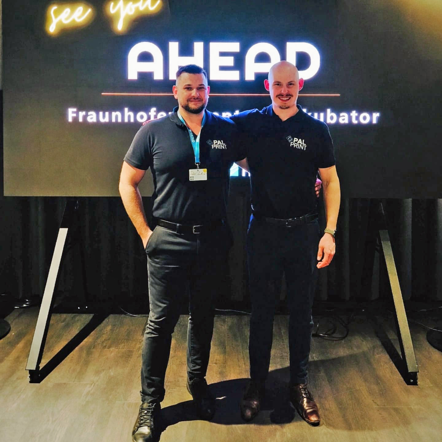 Palprint-Geschäftsführer Paul Lindner (links) und Andreas Ribul-Olzer