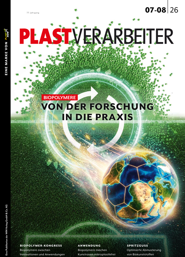 Cover Plastverarbeiter 7-8/2026 - Biopolymere: Von der Forschung in die Praxis