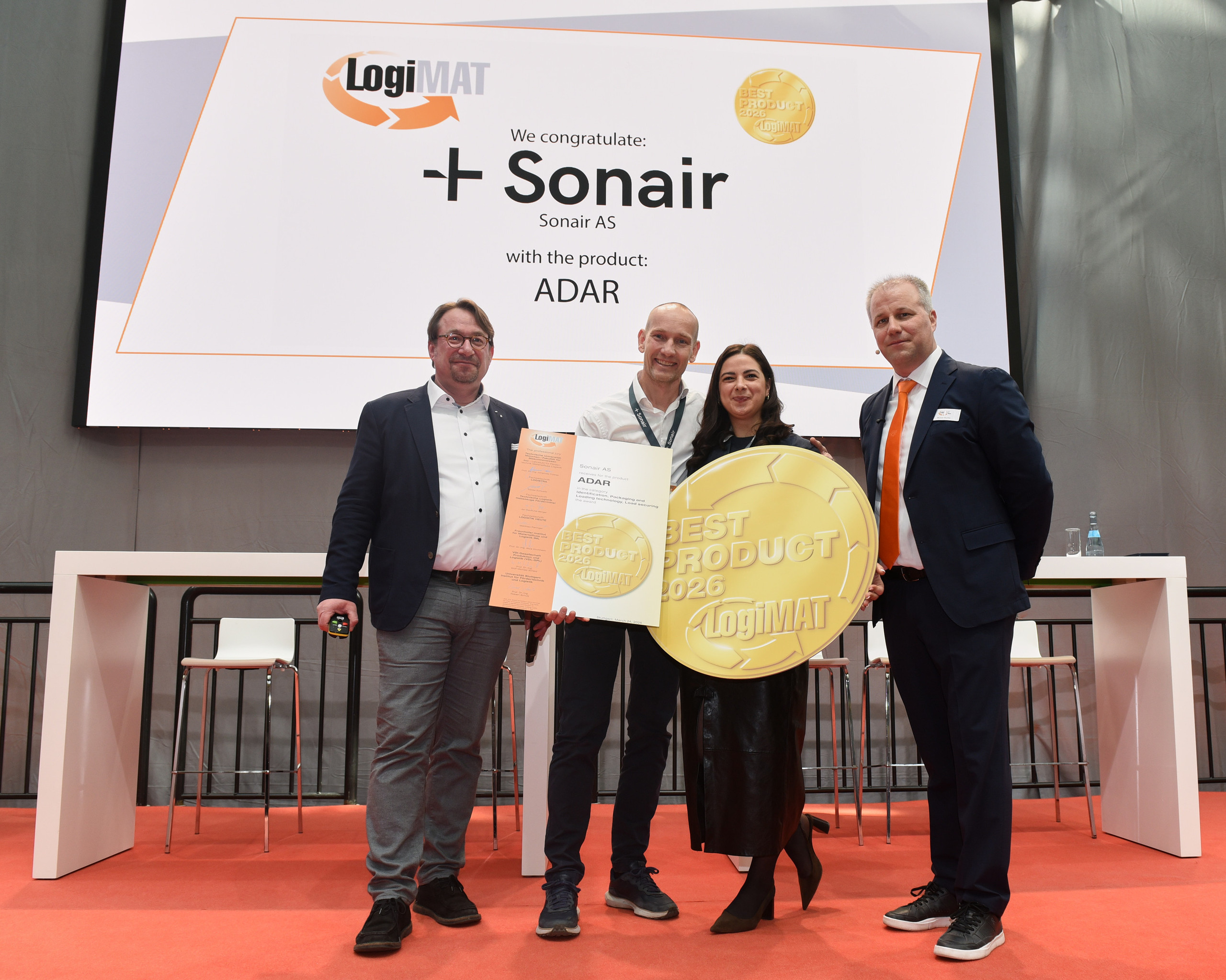 ADAR-Sensor von Sonair AS Best Product LogiMAT