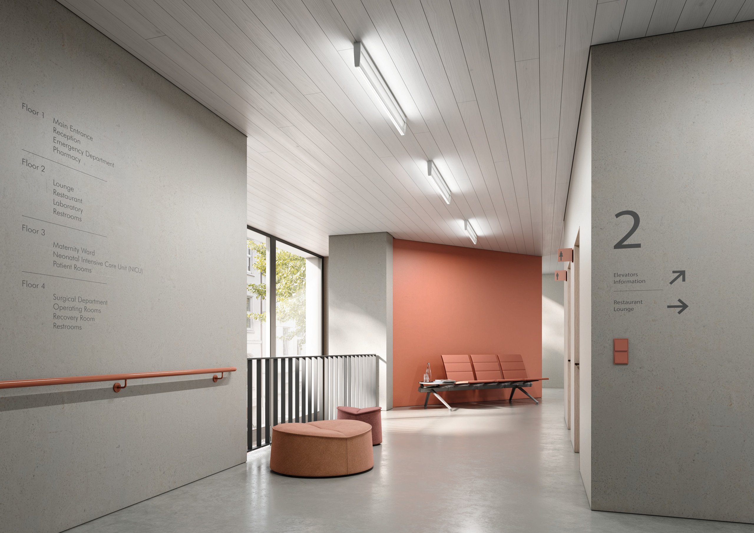 Lichtsanierung: Klinkflur